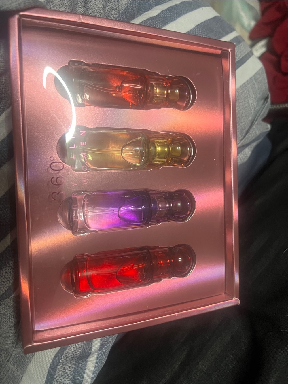 Perry Ellis 360° For Women — Metallic Pink Gift Box